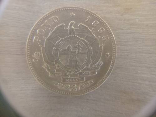 1895 GOLD HALF POND - MINTAGE : 134 974 - AU condition.